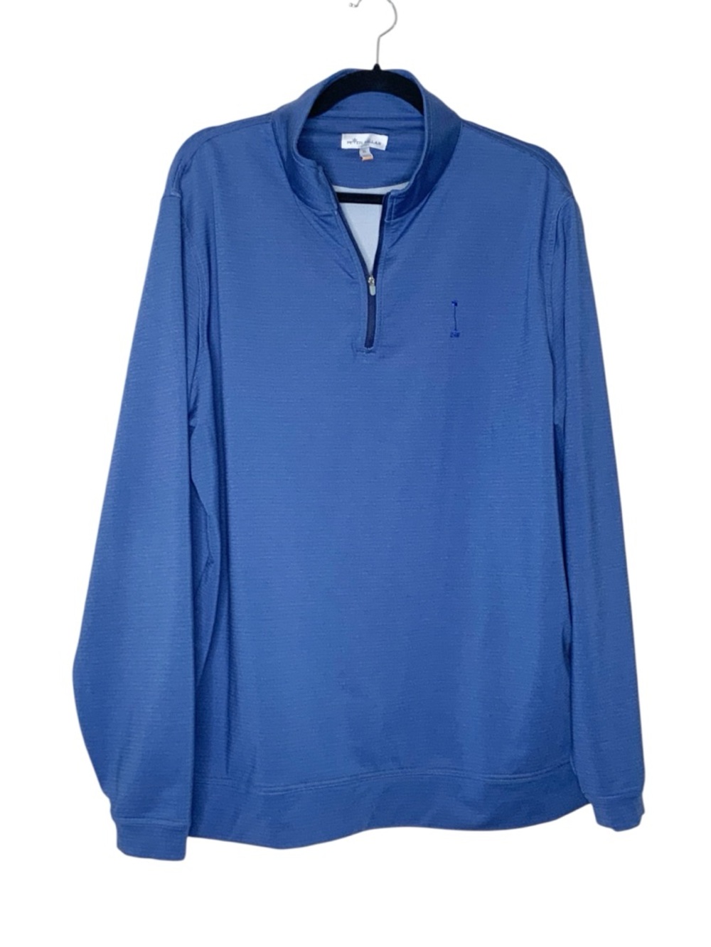 Peter Millar Royal Blue Half-Zip Pullover Sweater - Picture 1 of 2
